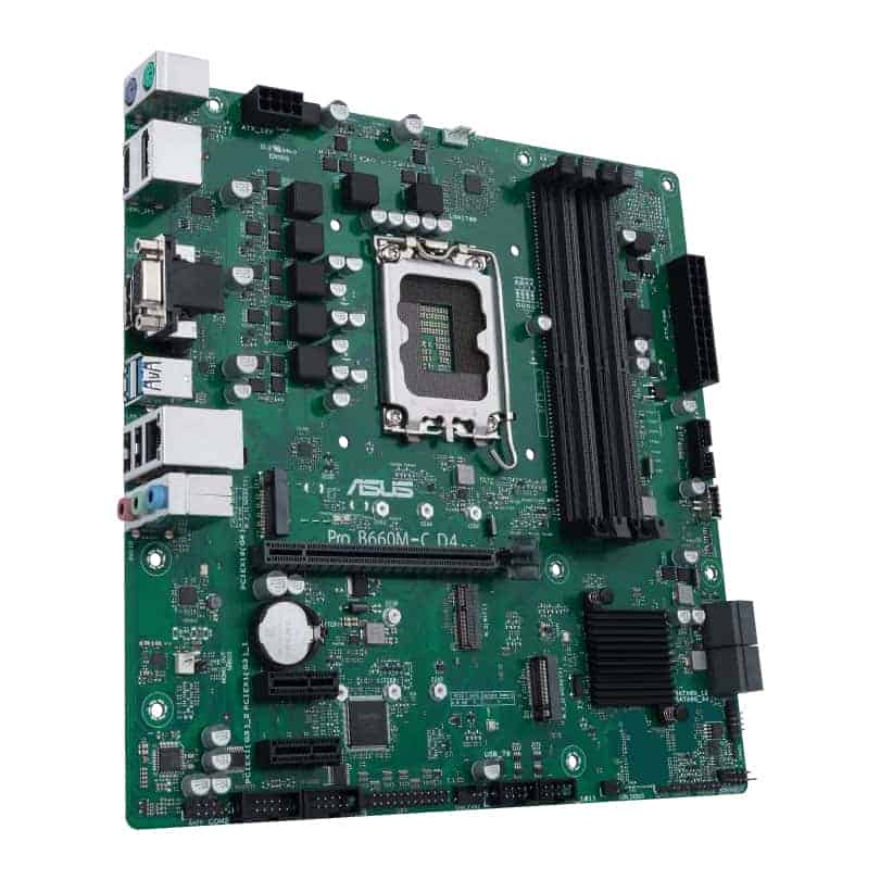 (image for) ASUS Intel B660 Pro B660M-C D4-CSM Micro-ATX Motherboard